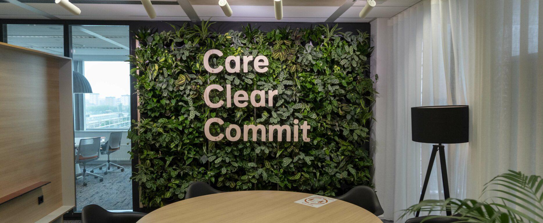 Nationale Nederlanden groene wand